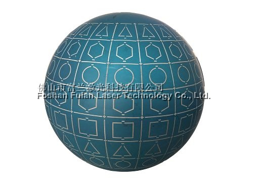 Shaped coaxial round sphere 3D laser marking laser engraving