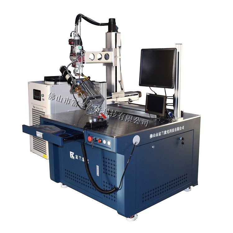 Four-axis automatic fiber laser welding machine